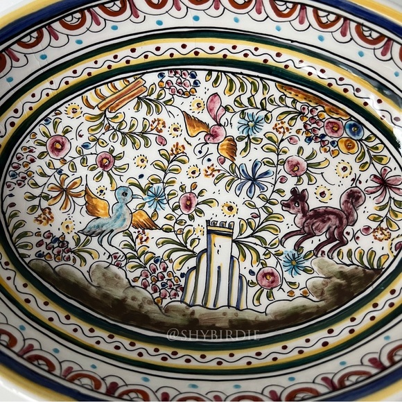 Genuine Portuguese Artisan Handcrafted Painted Bowl - Picture 2 of 14